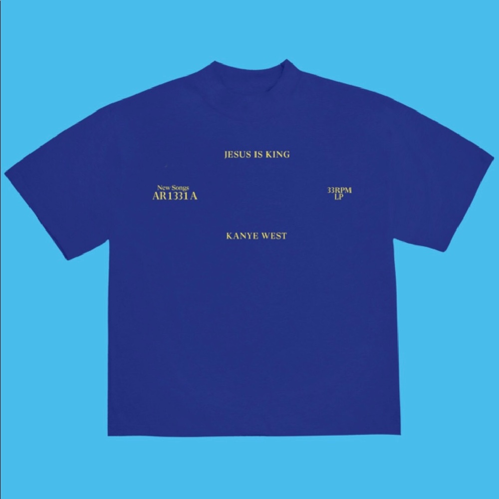 Kanye West Yeezy Jesus is King T-shirt NEW size L